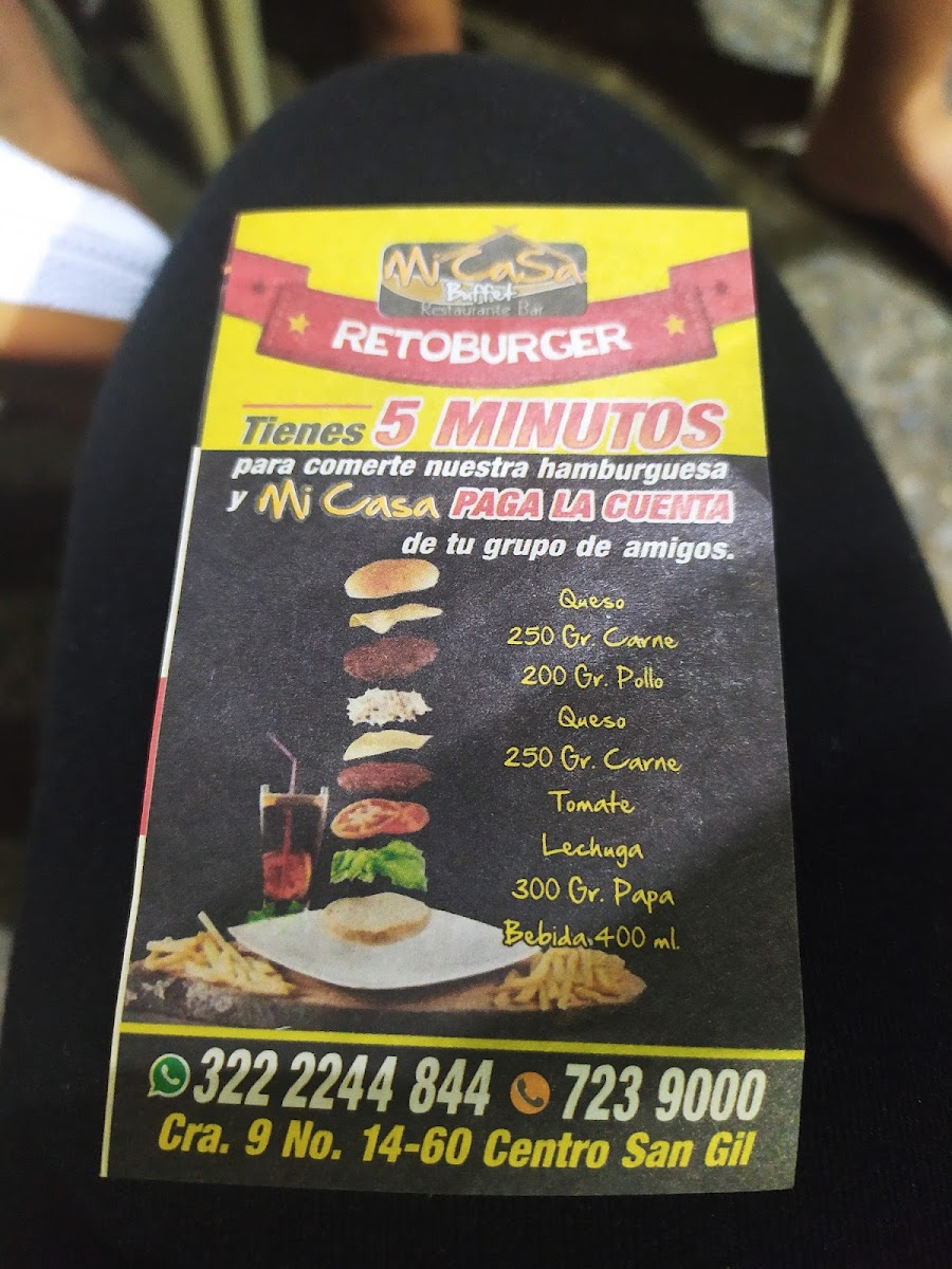 Menu Restaurante Bar Mi Casa-2